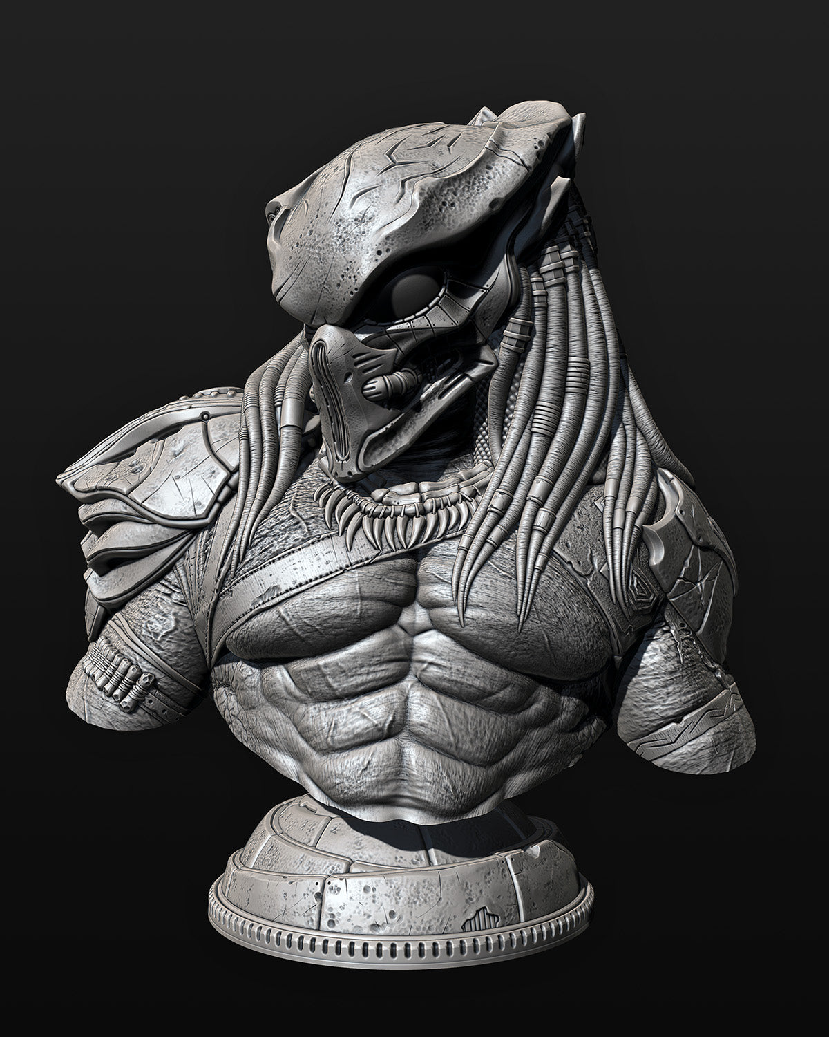 Predator (Movie) Bust - 100mm to 235mm 3D Print (Fan Art)