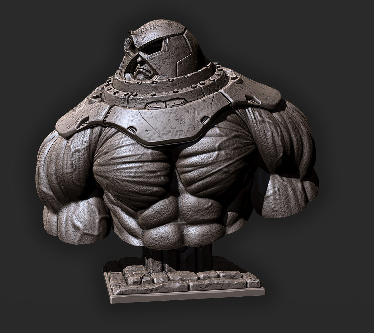 Juggernaut (Marvel) Bust - 94mm to 188mm 3D Print (Fan Art)