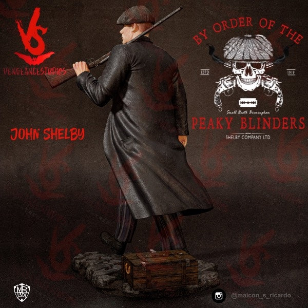 Ready to Post -1:10 - John Shelby Peaky Blinders - Unpainted and Unassembled