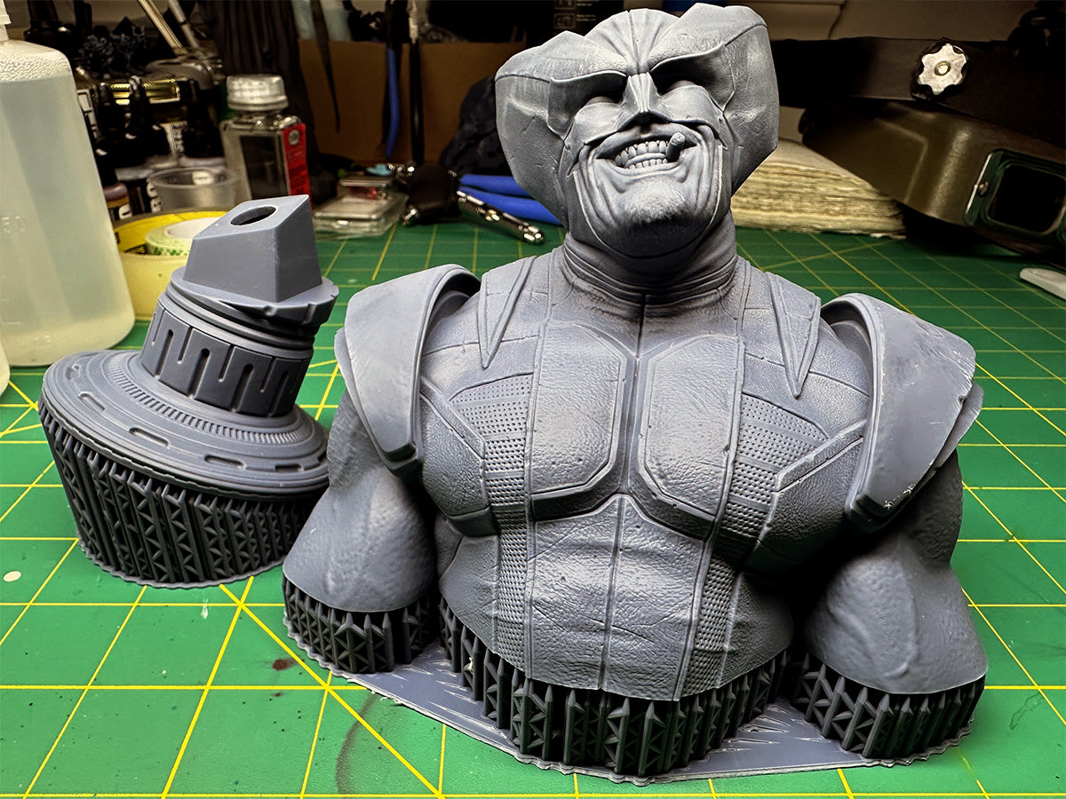 Wolverine (X-Men) Bust - 218mm to 109mm 3D Print (Fan Art)