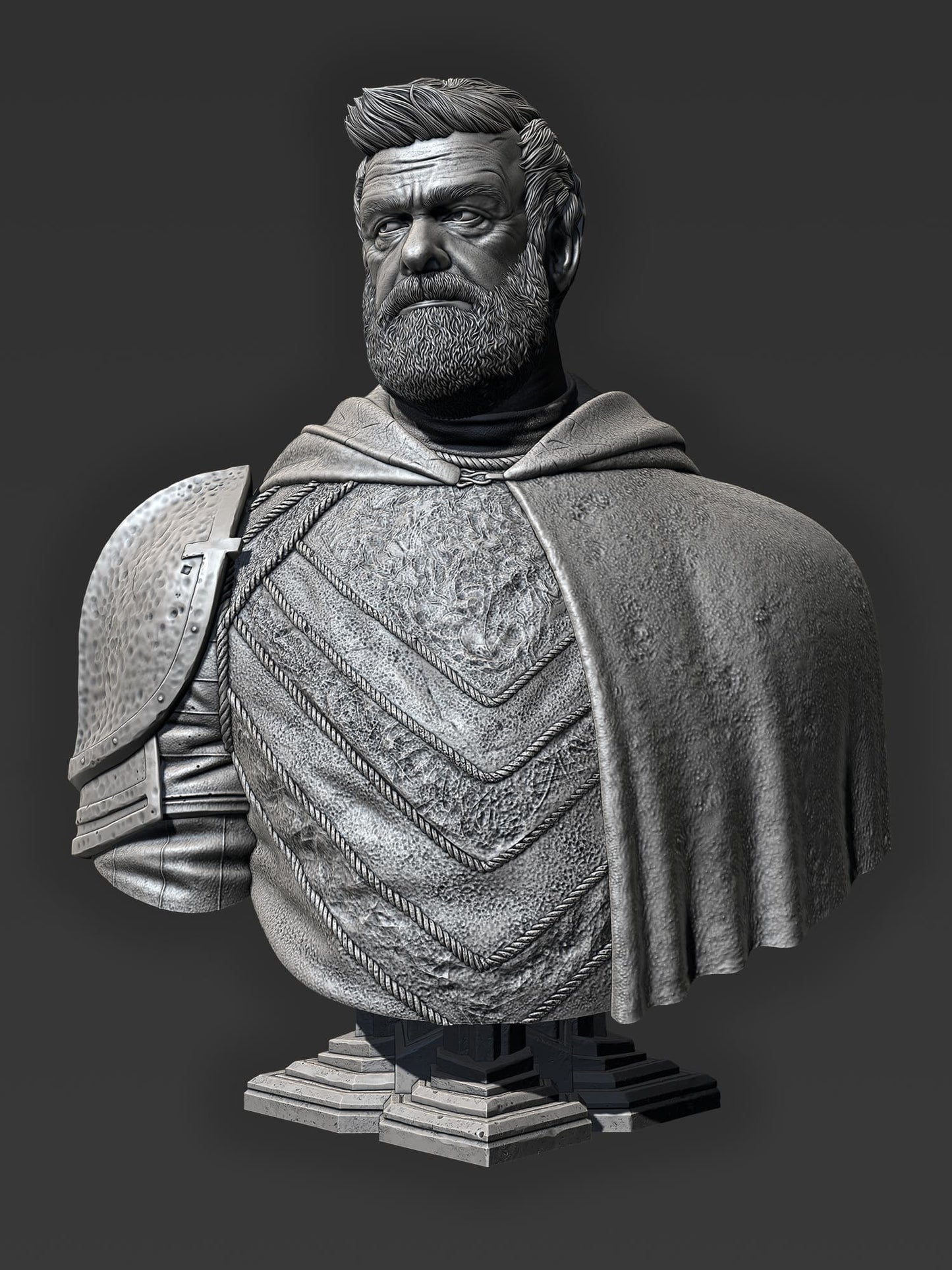 Baylan Skoll Bust (Fan Art) 104mm or 229mm - 3D Print