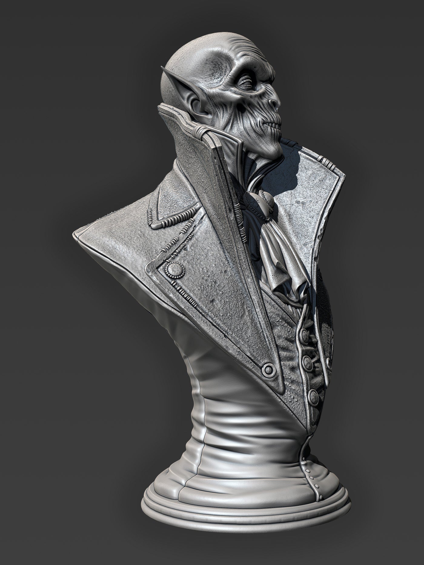 Nosferatu Bust (Fan Art) 110mm or 190mm - 3D Print