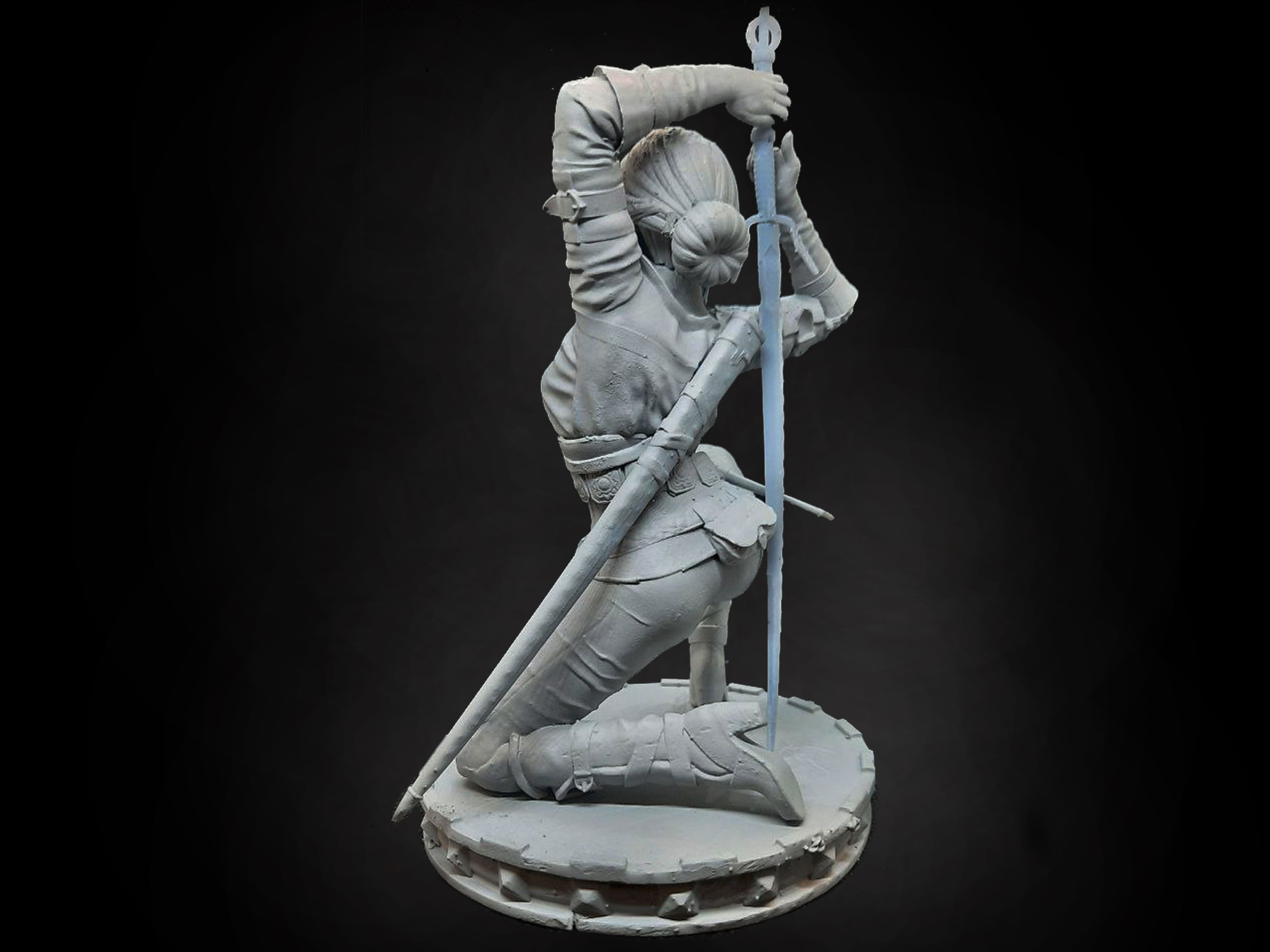Ciri the Witcher 3D Print model - Fan Art, SFW/NSFW 75mm or 180mm