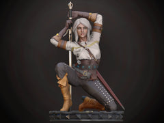 Ciri the Witcher 3D Print model - Fan Art, SFW/NSFW 75mm or 180mm