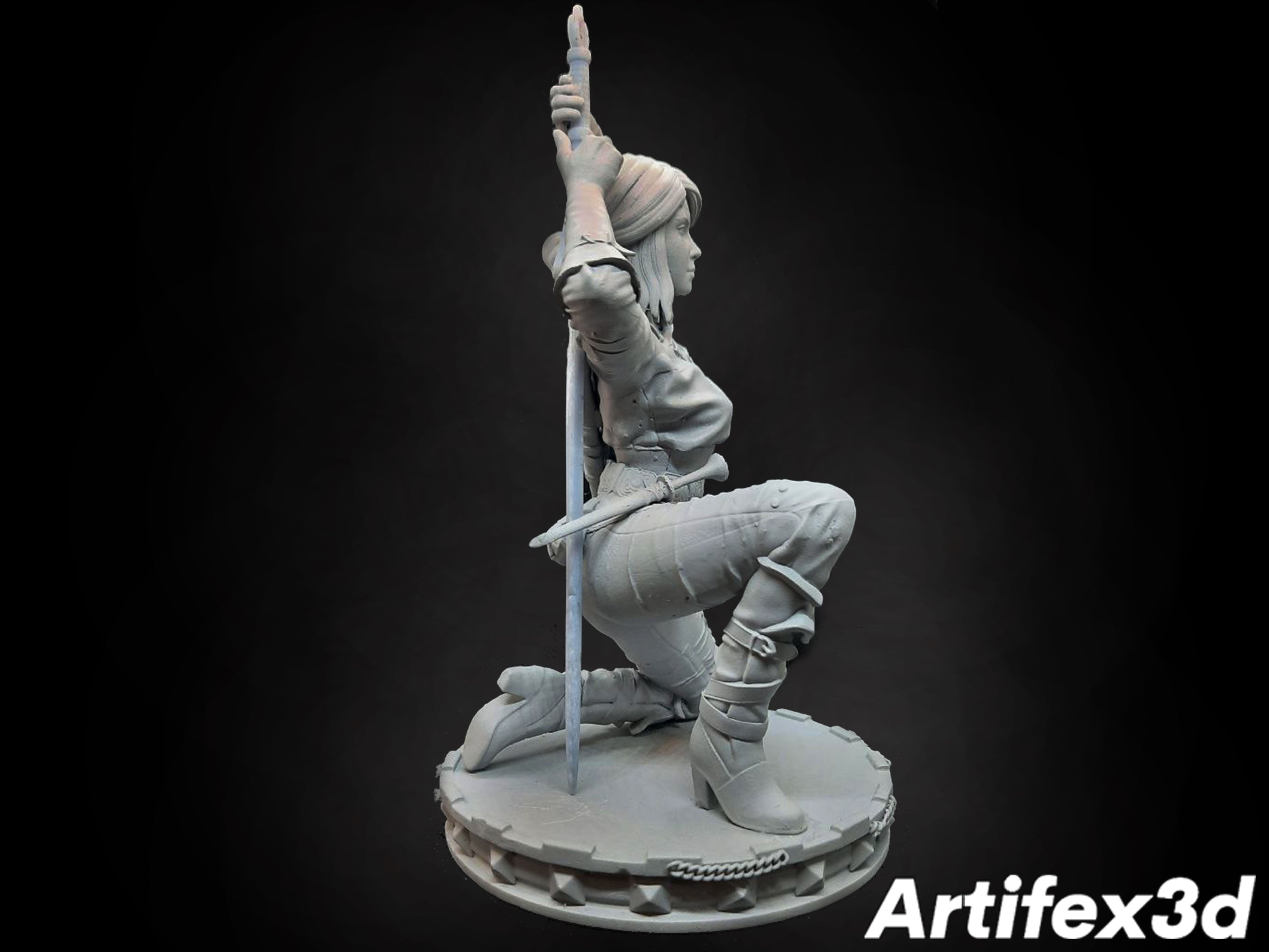 Ciri the Witcher 3D Print model - Fan Art, SFW/NSFW 75mm or 180mm