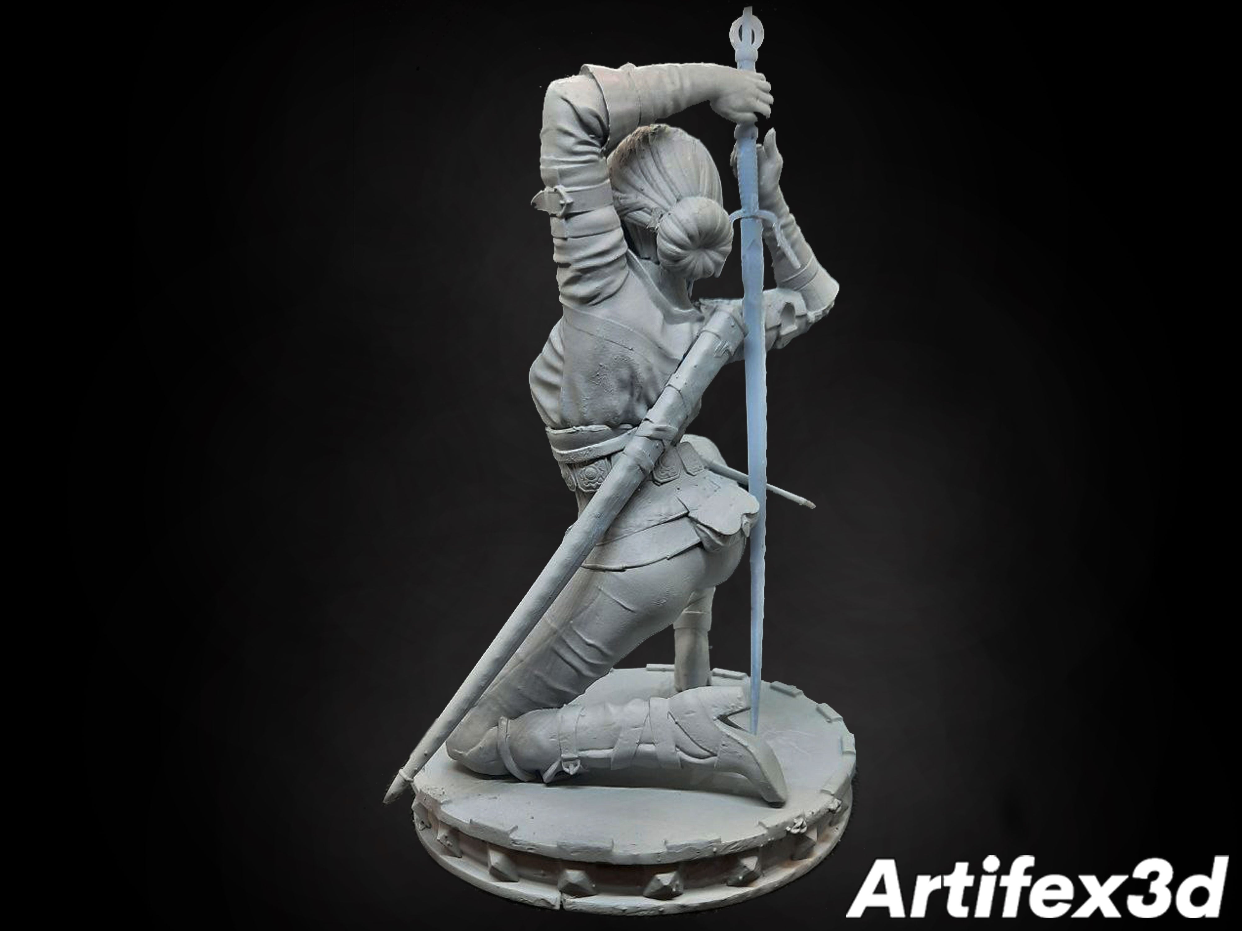 Ciri the Witcher 3D Print model - Fan Art, SFW/NSFW 75mm or 180mm