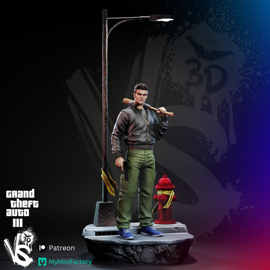 Claude Speed (GTA III) - 3D Print Kit - Fan Art