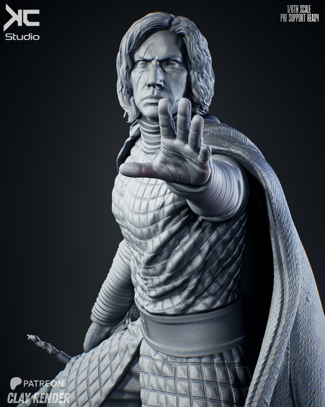 Kylo Ren - 3D Printed Statue Model Kit