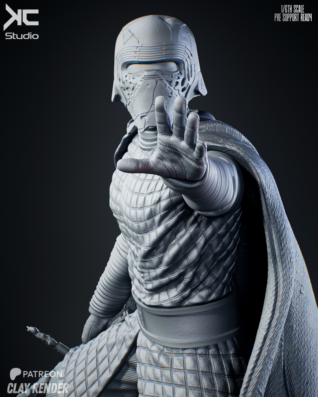 Kylo Ren - 3D Printed Statue Model Kit