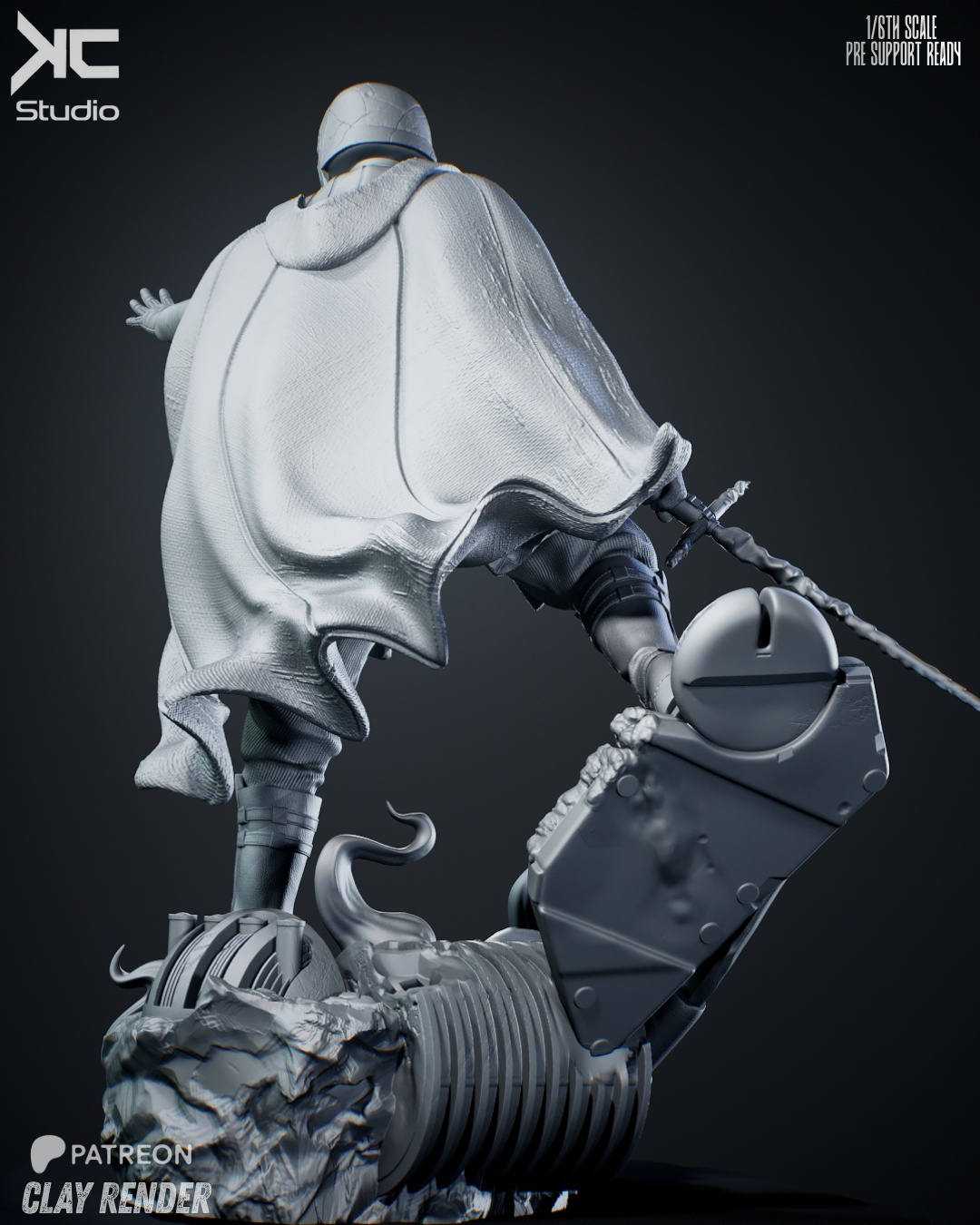 Kylo Ren - 3D Printed Statue Model Kit