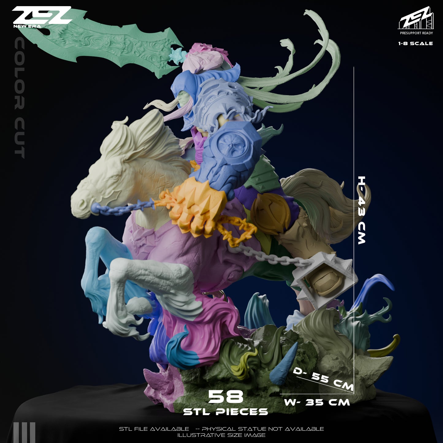 War (Darksiders) - 3D Printed Fan Art Model Kit