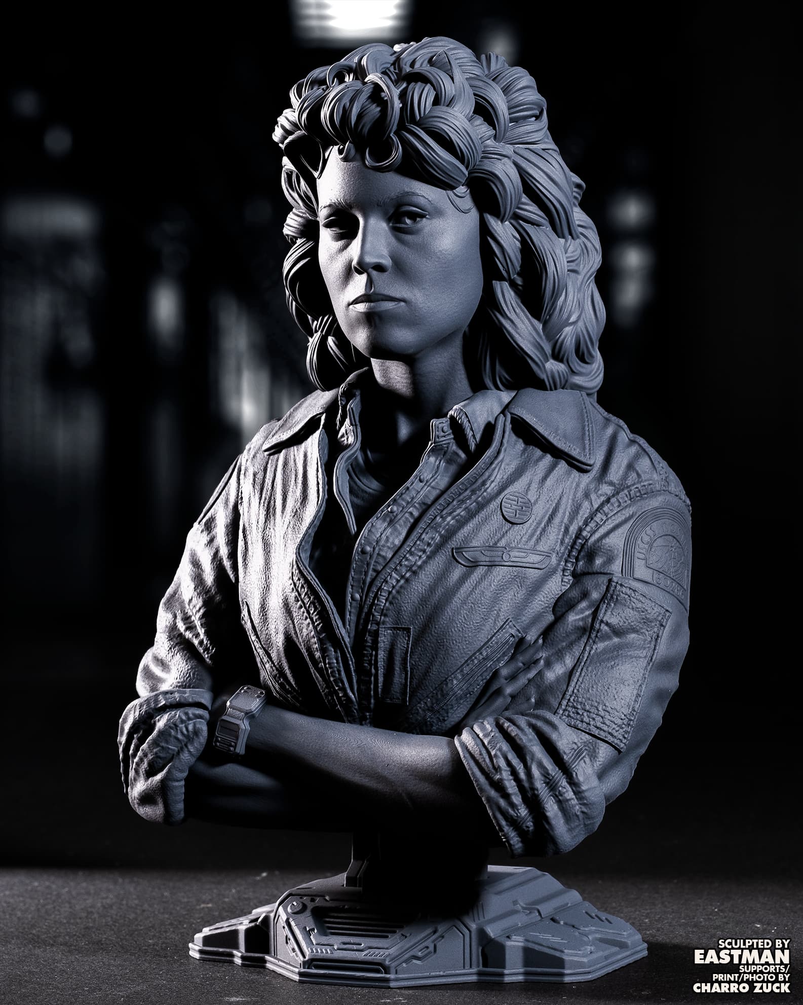Ellen Ripley (Alien) Bust - 118mm to 236mm 3D Print (Fan Art)