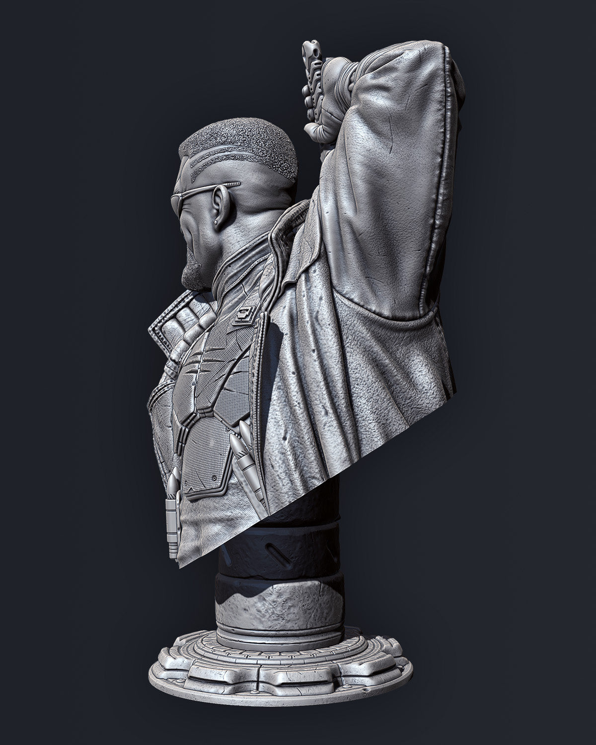 Blade Bust (Fan Art) 215mm or 121mm - 3D Print