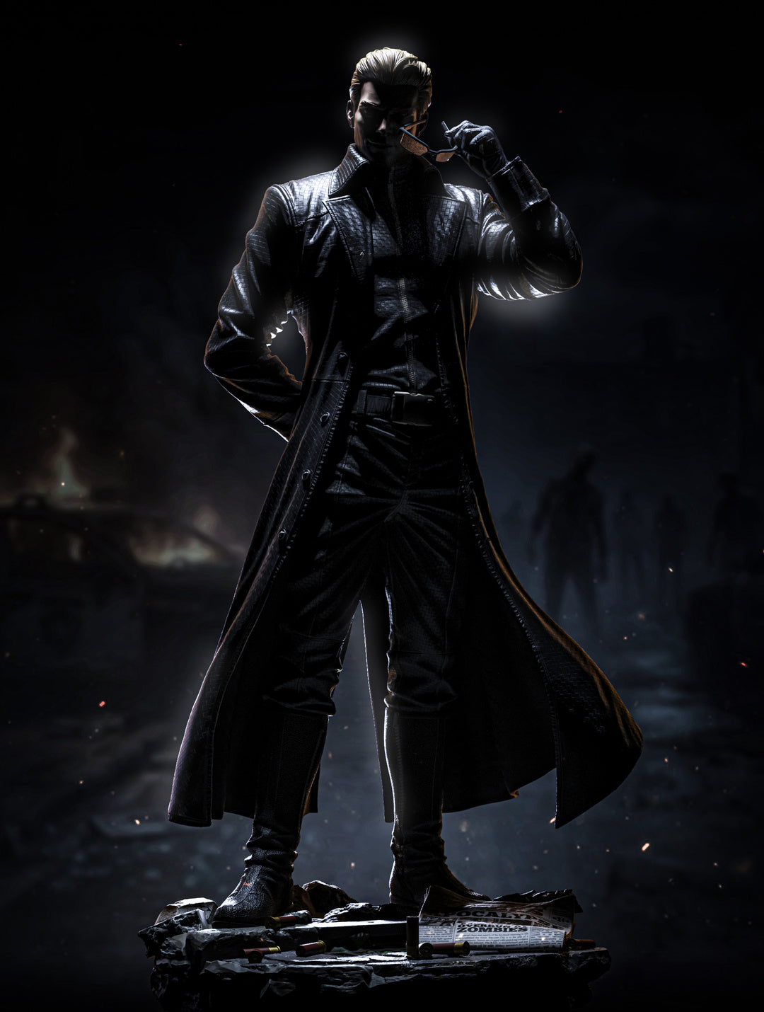 Albert Wesker - 3D printed Model kit 9 and 6 Scale