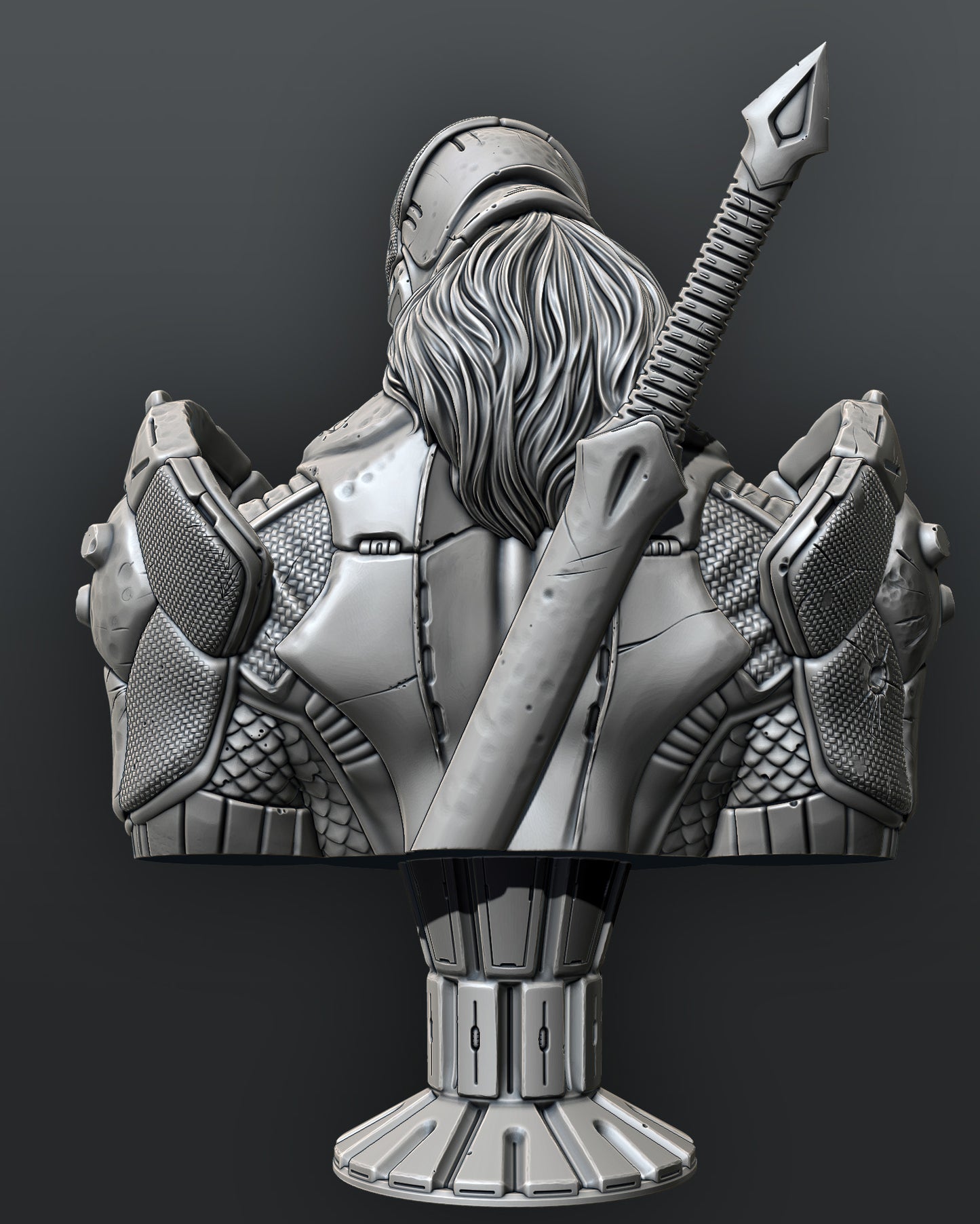 Death Stroke Bust 3D Printed