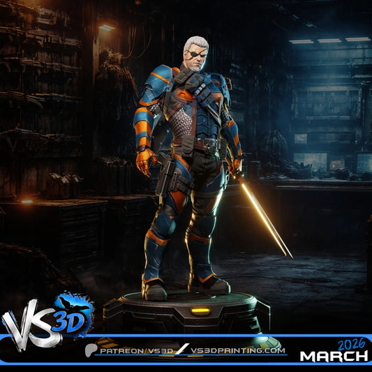 Deathstroke (Arkham Origins) - 3D Model Kit - 1:6 Scale