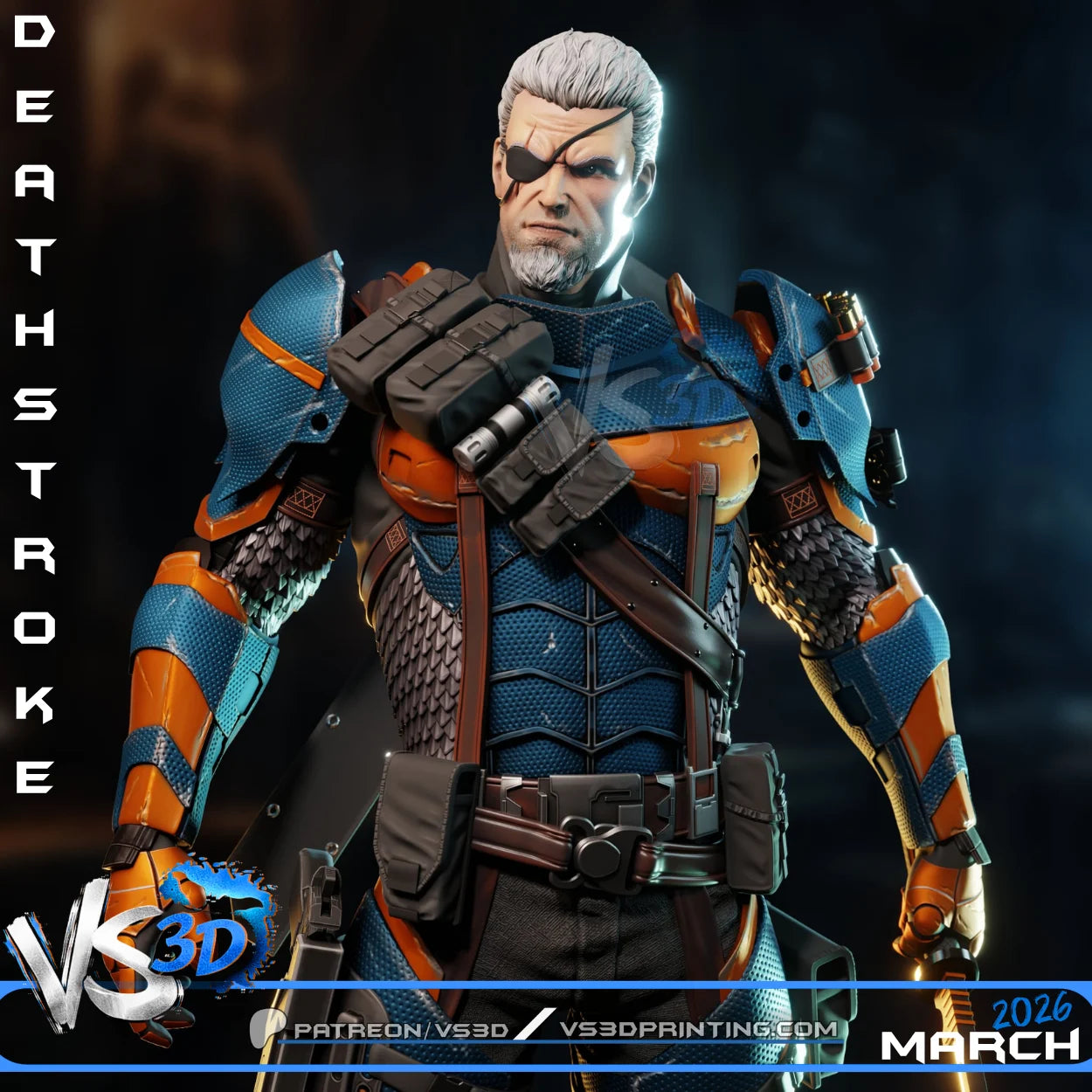 Deathstroke (Arkham Origins) - 3D Model Kit - 1:6 Scale