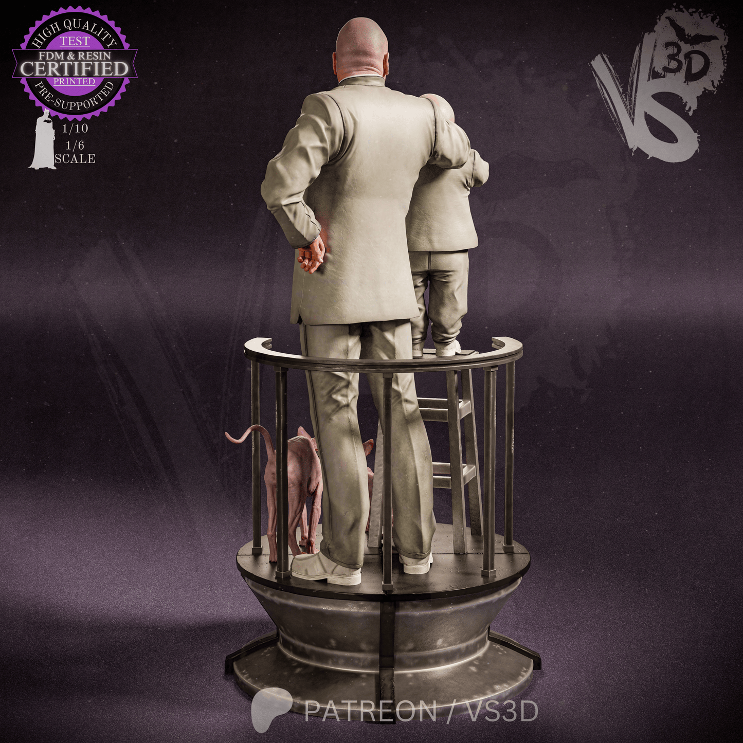 Dr. Evil (Austin Powers) - 3d Printed Model Kit