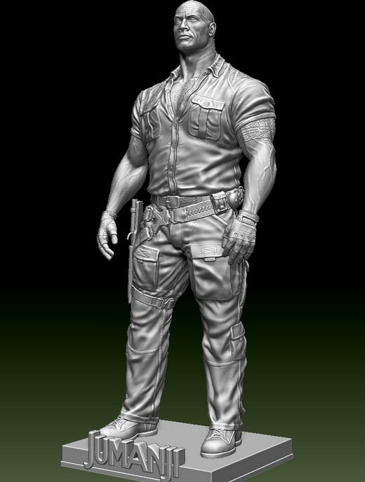 D. Smolder Bravestone - Jumanji 3D Printed Model - 125mm