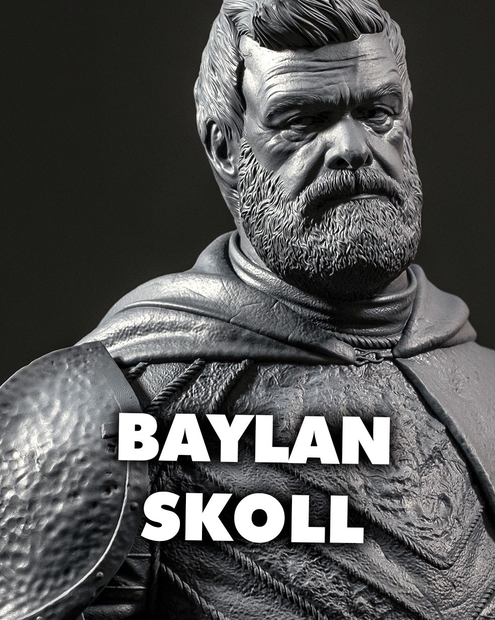 Baylan Skoll Bust (Fan Art) 104mm or 229mm - 3D Print