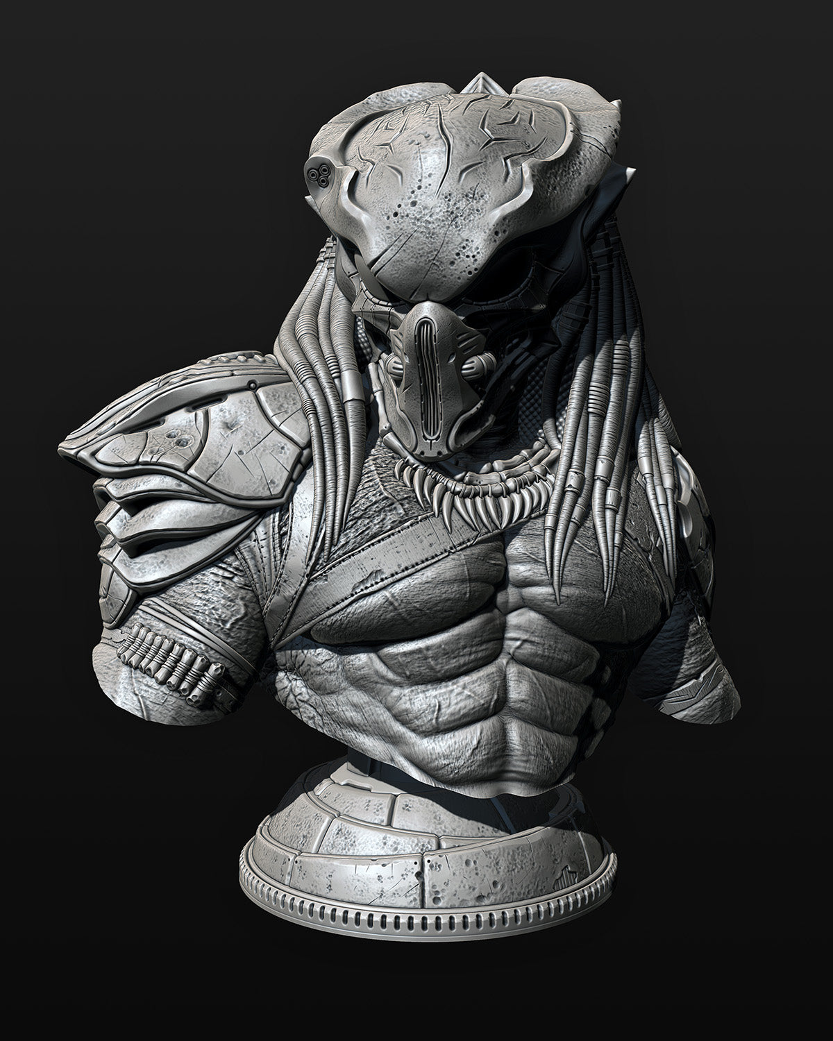 Predator (Movie) Bust - 100mm to 235mm 3D Print (Fan Art)