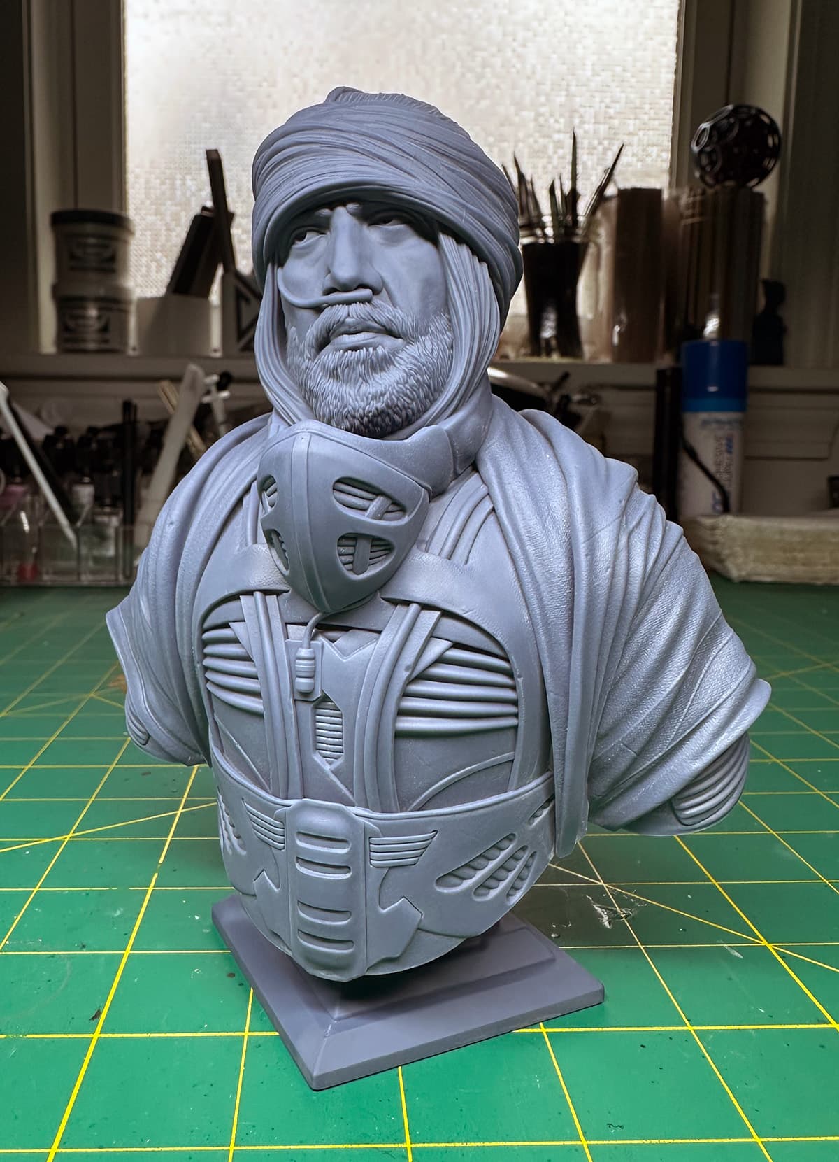 Stilgar (Dune) Bust - 99mm to 199mm 3D Print (Fan Art)