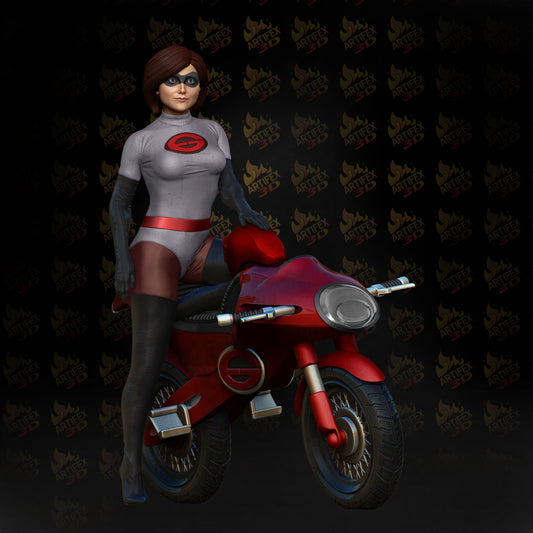 Elastigirl (Incredibles) - 3D Print - Fan Art - 75mm and 180mm SFW