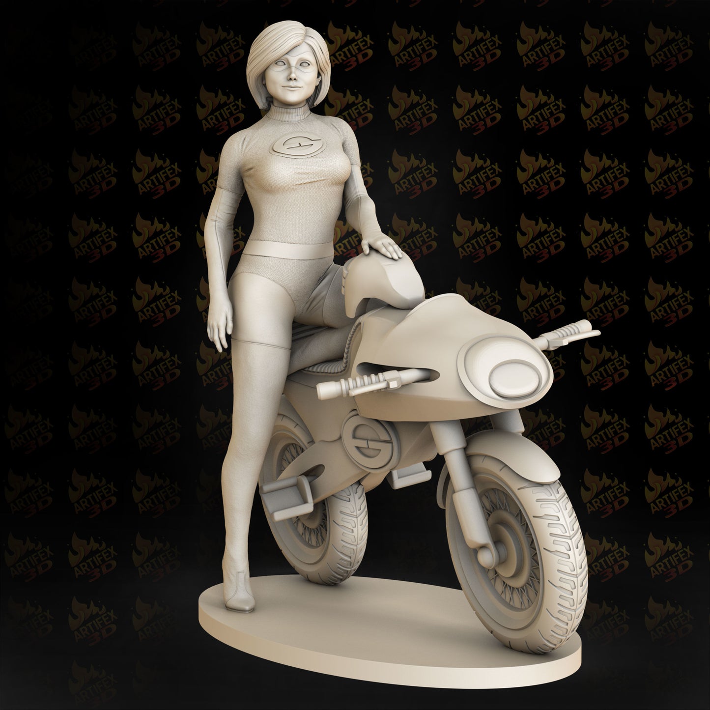 Elastigirl (Incredibles) - 3D Print - Fan Art - 75mm and 180mm SFW