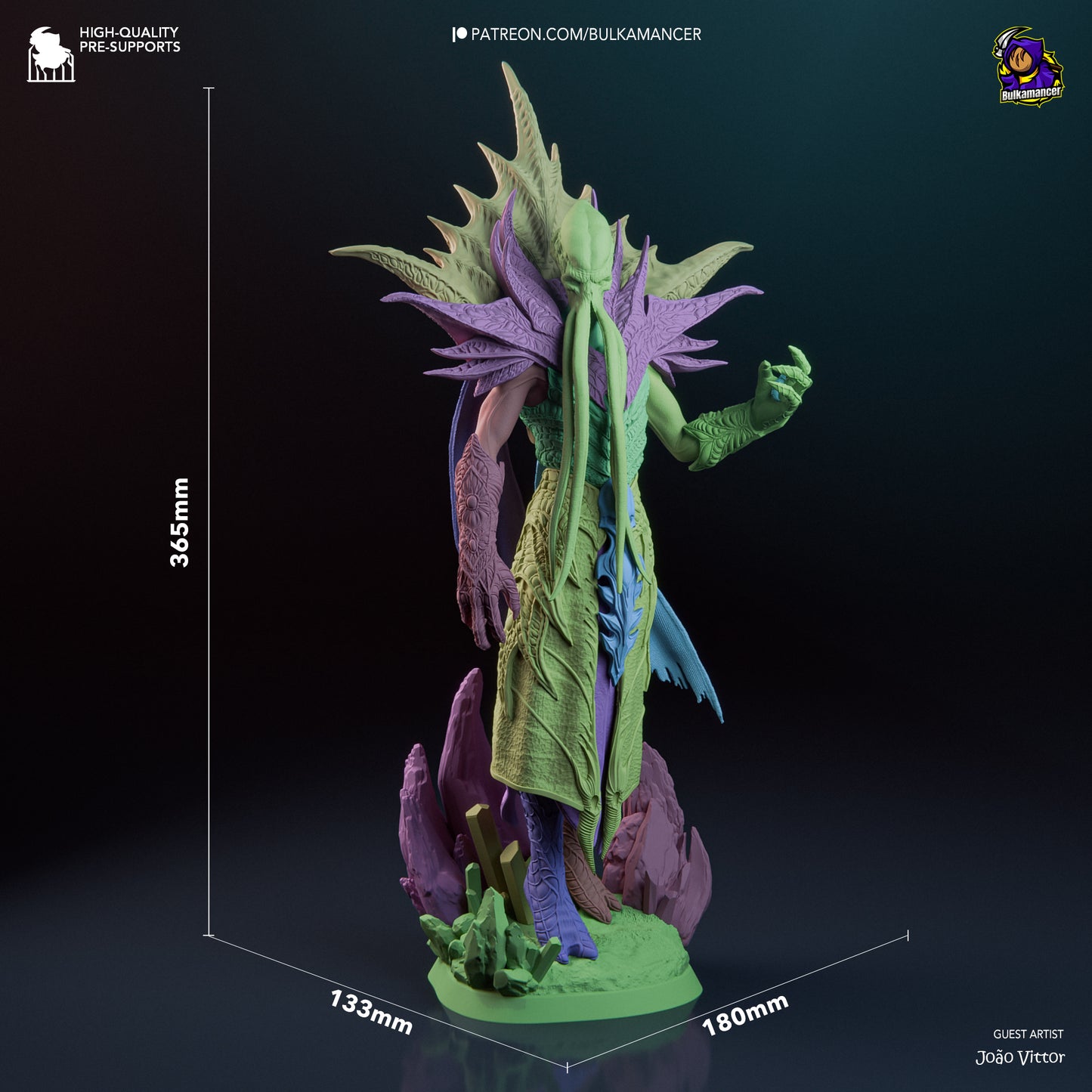 The Emperor (Baldur's Gate 3) Sculpt - 1:8 scale 3d Printed Kit