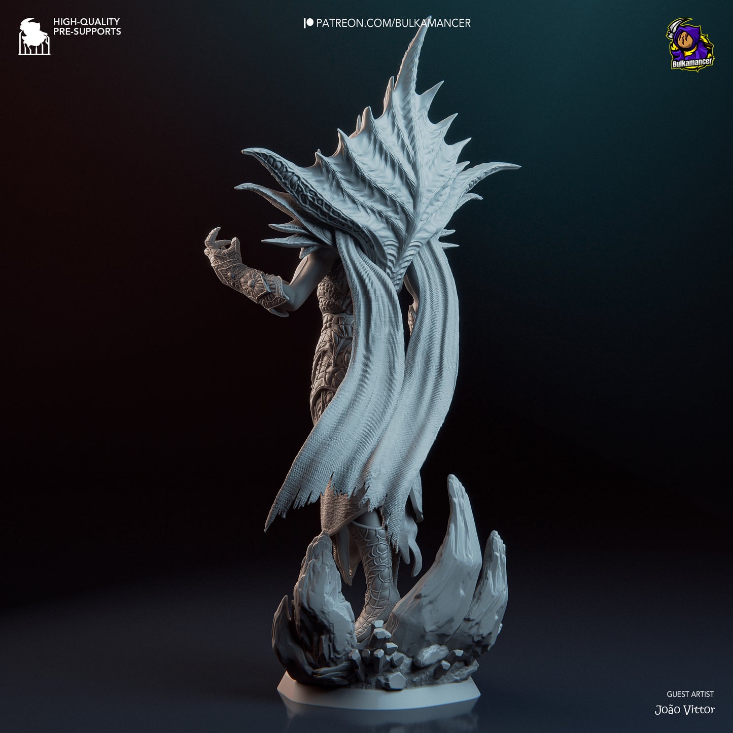 The Emperor (Baldur's Gate 3) Sculpt - 1:8 scale 3d Printed Kit