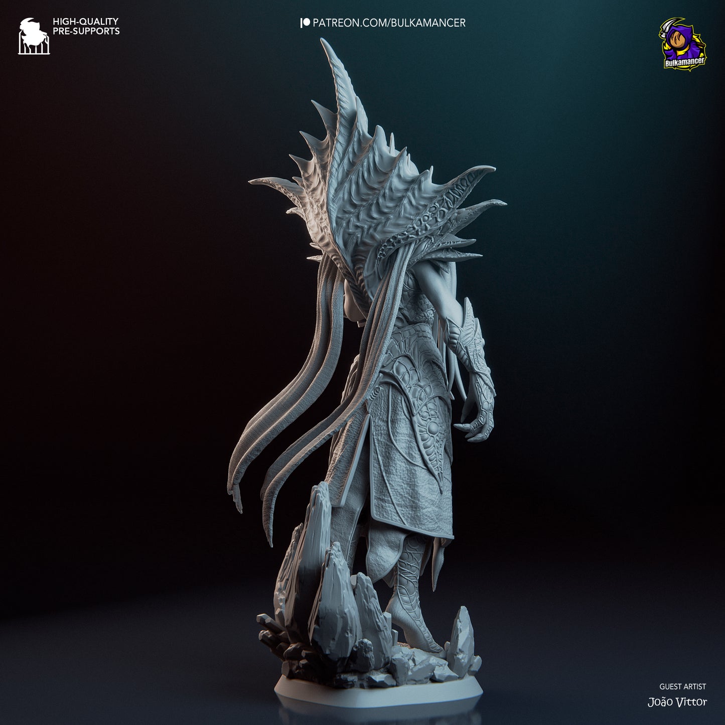 The Emperor (Baldur's Gate 3) Sculpt - 1:8 scale 3d Printed Kit