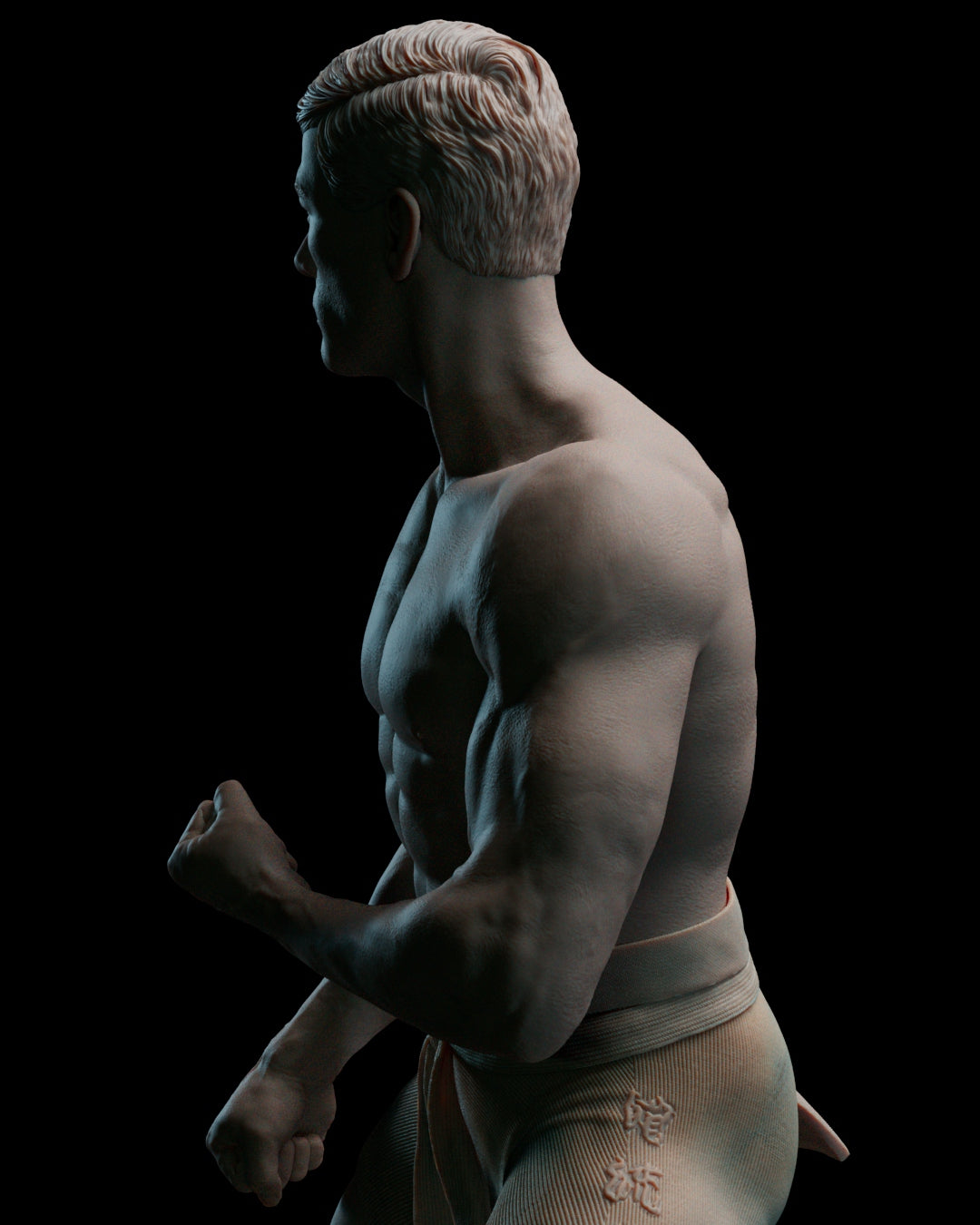 Frank Dux - Bloodsport - 3D Printed Statue Model Kit - 6 and 9 Scale