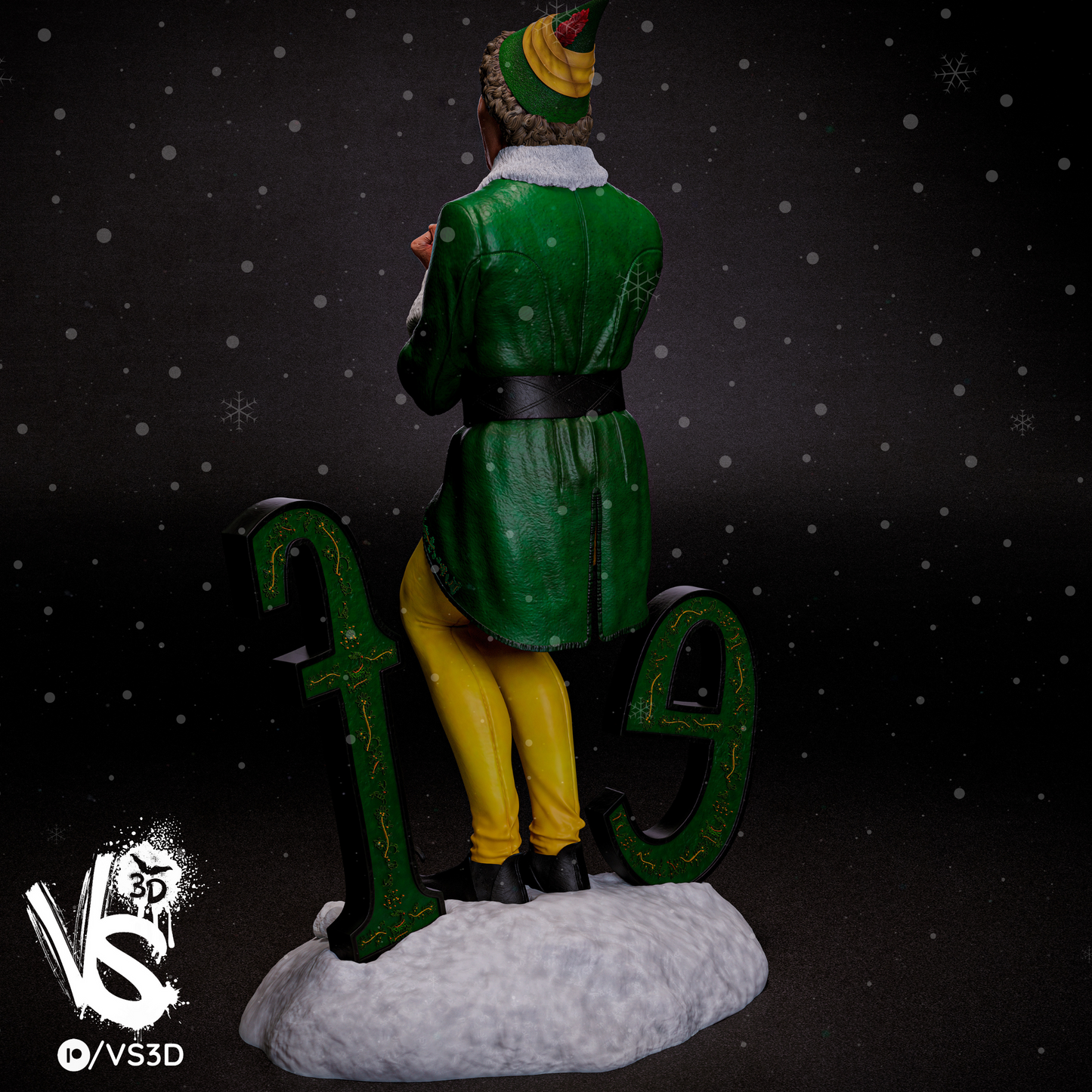 Buddy the Elf (Elf) - Sculpt - 3d Printed Model Kit