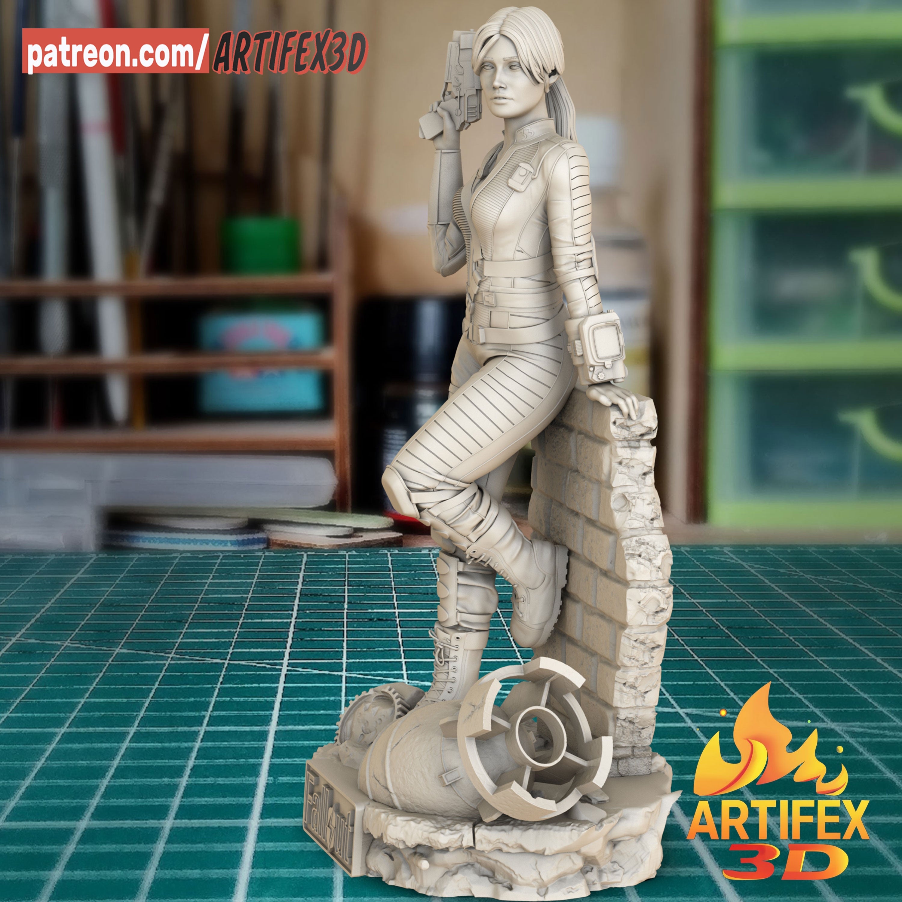 Fallout - Lucy MacLean  - 3D Printed Fan Art