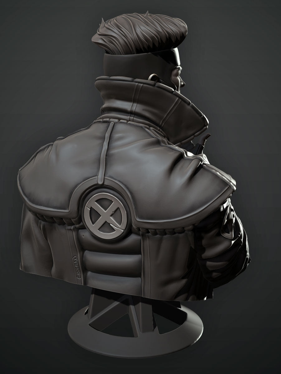 Gambit Bust - 3D Printed Model Bust kit