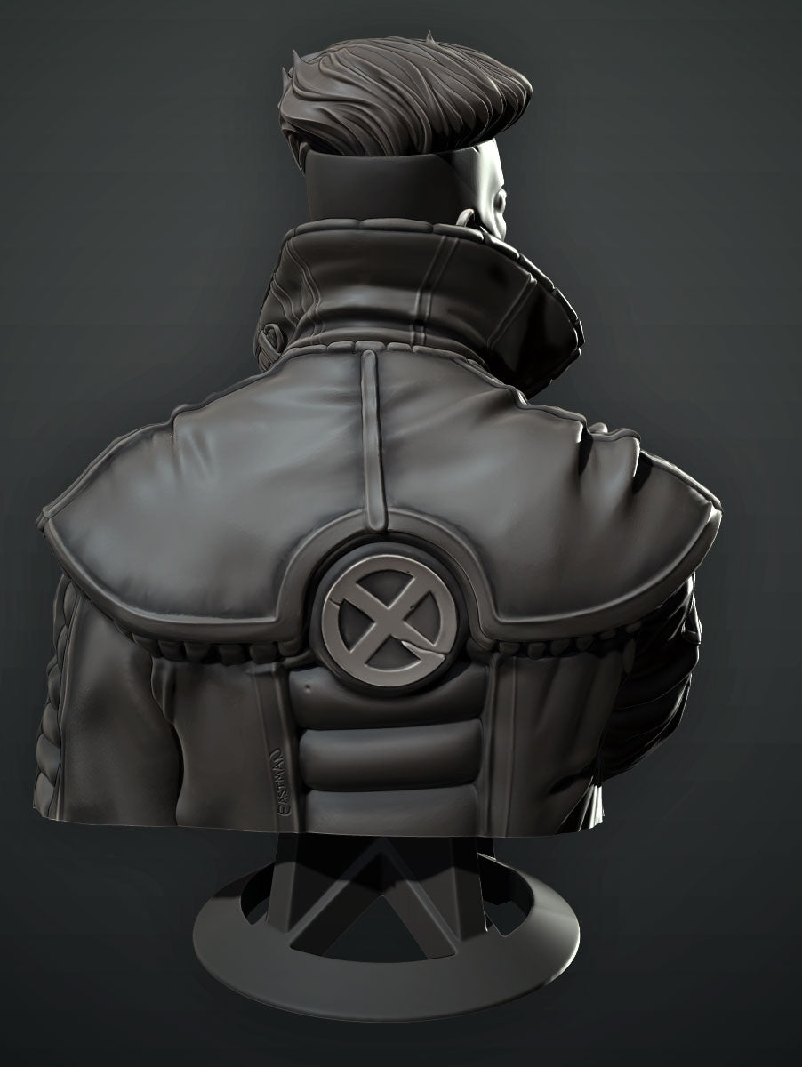 Gambit Bust - 3D Printed Model Bust kit