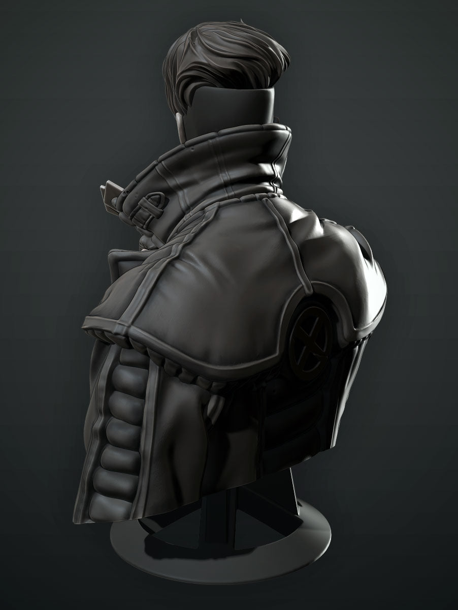 Gambit Bust - 3D Printed Model Bust kit