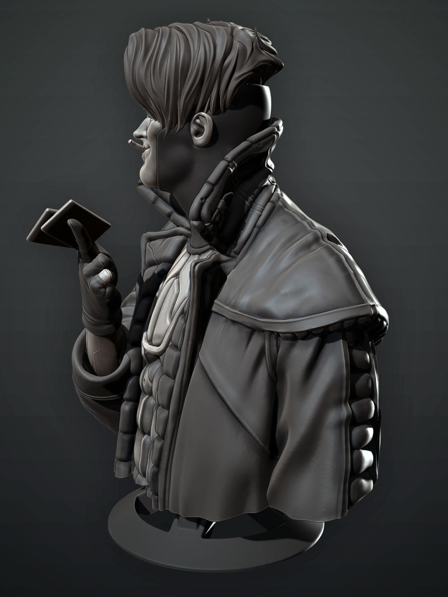 Gambit Bust - 3D Printed Model Bust kit