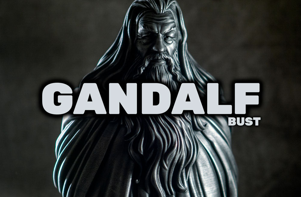 Gandalf Bust - Harry Potter - 4inches in height - Unpainted