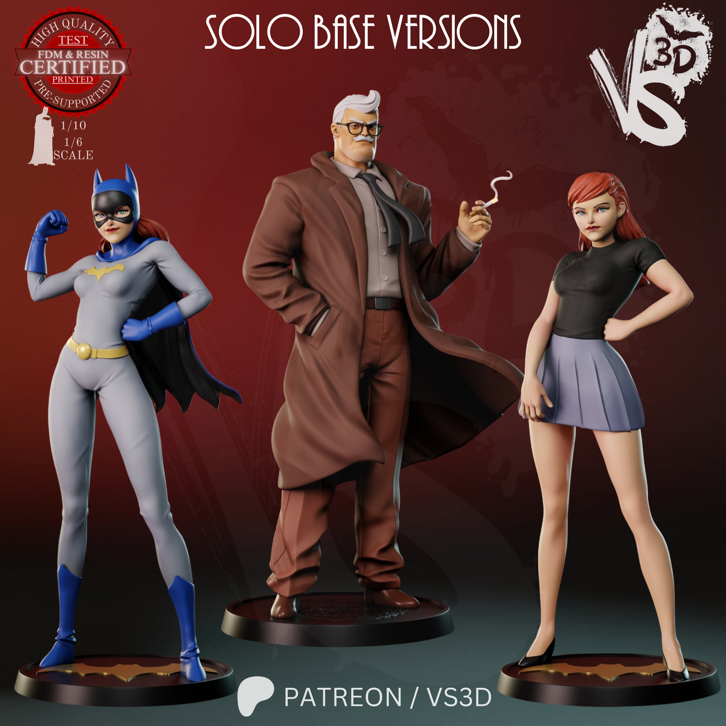 Jim and Barb (TAS) - Sculpt - 3d Printed Model Kit