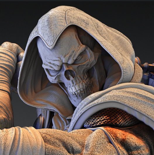 Taskmaster (Fan Art) Bust - 4 or 8 scale (290mm or 145mm) - 3D Print