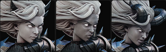 Magik (Fan Art) Statue - 6 or 12 scale (500mm - 250mm tall)- 3D Print kit