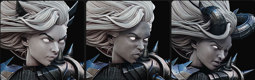 Magik (Fan Art) Bust - 4 or 8 scale - 3D Print kit