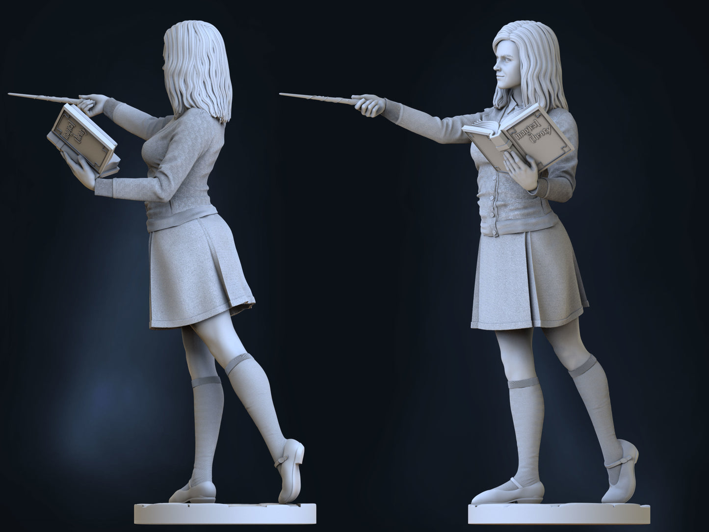 Hermione Granger - 3D Print - Fan Art - 180mm