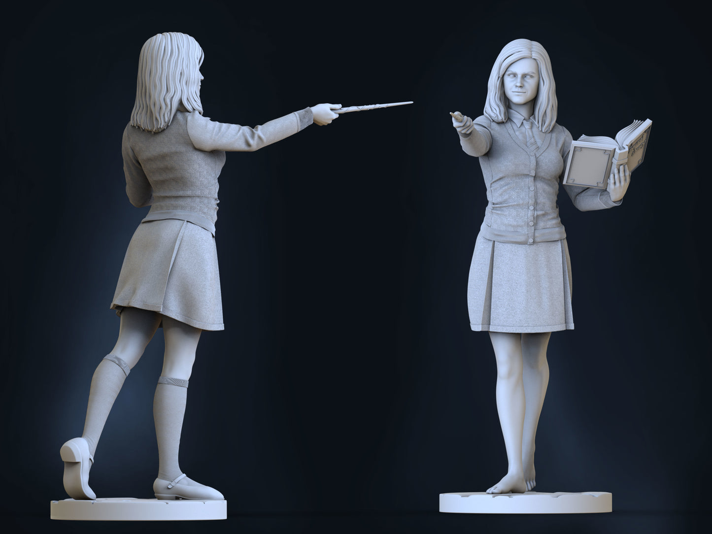 Hermione Granger - 3D Print - Fan Art - 180mm