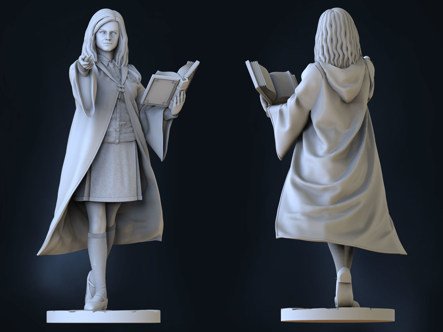 Hermione Granger - 3D Print - Fan Art - 180mm