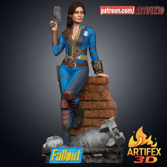 Fallout - Lucy MacLean  - 3D Printed Fan Art