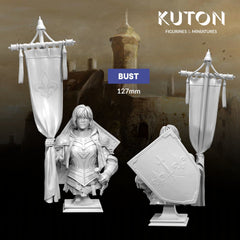 Joan of Arc - 3D Printed Fan Art - Full Figure / Bust (Kuton)