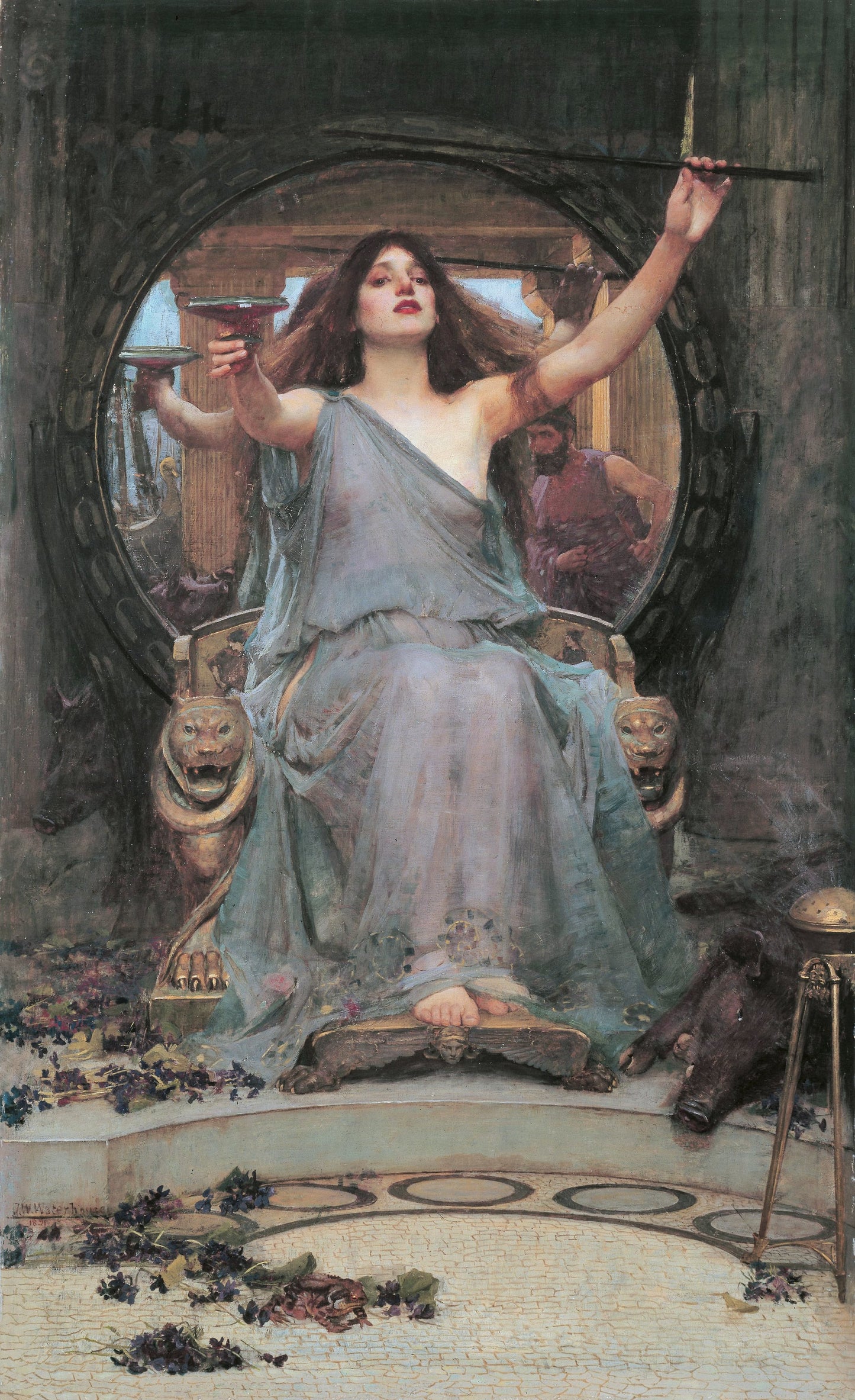Circe Offering the Cup to Ulysses 3D Printed model
