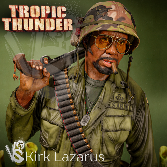 Kirk Lazarus (Tropic Thunder) - Unpainted and Unassembled 3D Print Kit